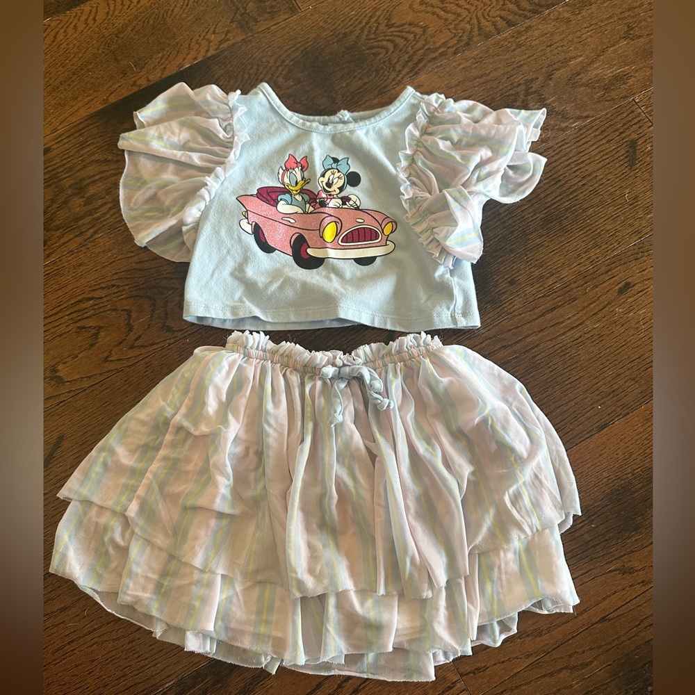 Pippa and Julie Disney 2 piece outfit